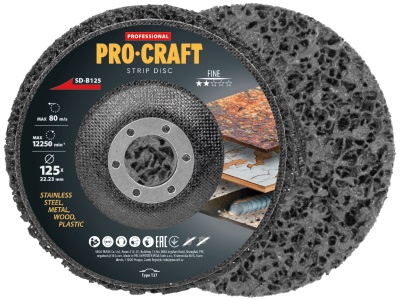 Kotouč brusný Clean & Strip Procraft SD-B125