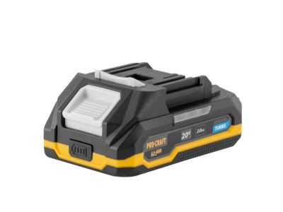 Sada baterie 20V 2Ah (2 ks) + 1 nabíječka Procraft PBC-Set 1