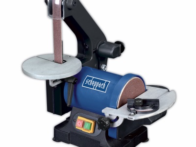 Scheppach BTS 700 - pásová a kotoučová bruska