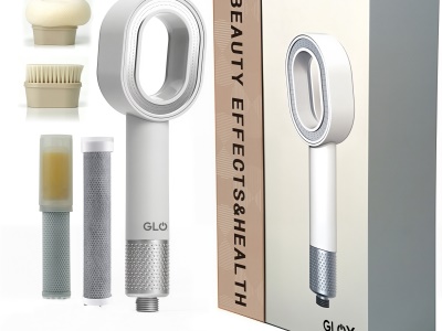 SH001W - Filtrační sprchová hlavice sada bílá