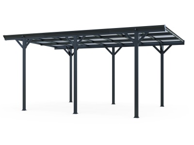 Riwall PRO RMCP 16 x 10 Anthracite - přístřešek pro auto ( 5 x 3 m )