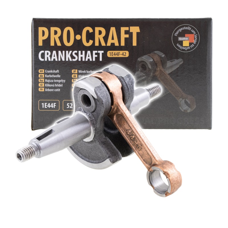 Kliková hřídel 44mm 1E44F 52CC  PROCRAFT