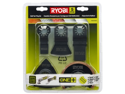 Ryobi RAK05MT - 5ti dílná sada příslušenství k multifunknímu nářadí