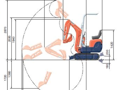 Minibagr KUBOTA K008-3K 008
