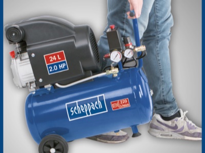 Scheppach HC 25 - olejový kompresor 24 l