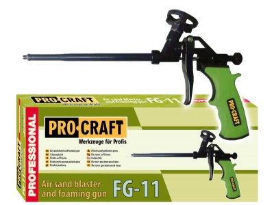 Pistole na PU pěnu s teflonovým povrchem KOMFORT Procraft FG11