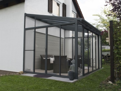 Palram - Canopia Torino 3 x 4,25 antracit - Zimní zahrada