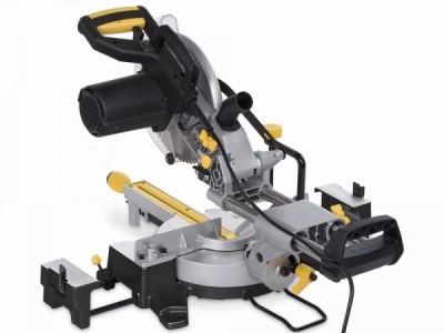 POWX07565T - Pokosová pila s potahem 2 200 W / 254mm (stojan)