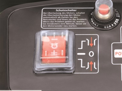 Scheppach GS 60 - elektrický válcový drtič 2800 W s transparentním boxem