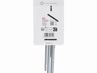 KRTH21802 - Imbusové klíče HEX dlouhé 9ks 1,5-10 s kuličkou