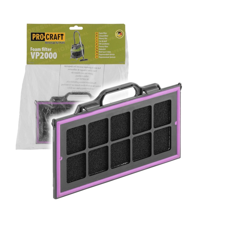 Pěnový filtr pro průmyslový vysavač Procraft VP2000