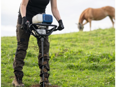 Scheppach EB 2000 - půdní vrták + 2 vrtáky