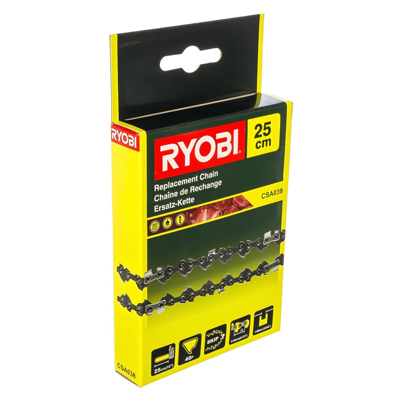 RYOBI Pilový řetěz 3/8" 1,3 mm ( lišta 10" ) 40 článků - pro APR03 / APR04 / RXPR01