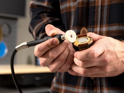 Scheppach HG 35 - dvoukotoučová bruska/leštička se systémem Flexidrive