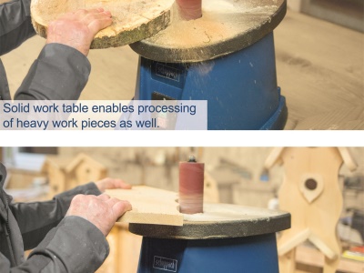 Scheppach OSM 100 - oscilační válečková bruska