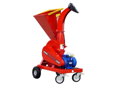 Diskový štěpkovač RTE-630 + Podvozek pro ruční přepravu Remet (elektromotor 10 HP)