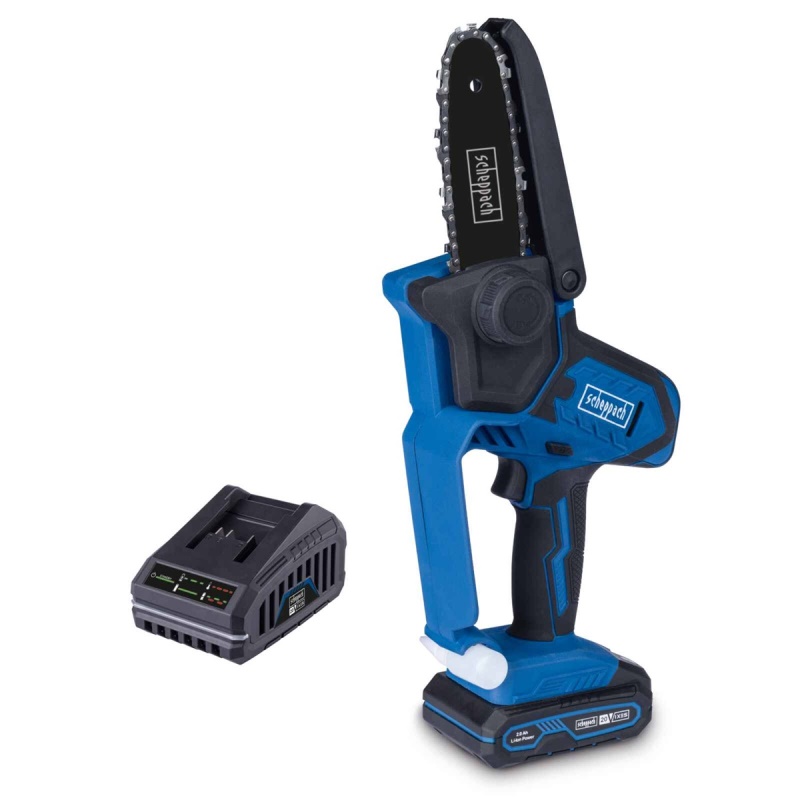 Scheppach C-PS100-X-SET S - 20 V IXES aku prořezávací pila + 2Ah baterie + nabíječka 2,4 A