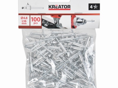 KRTH62706 - Trhací nýty 4,8x16mm 100ks