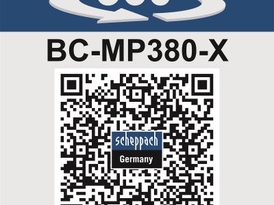 Scheppach BC-MP380-X-SET XL2 - aku 2x 20 V IXES sekačka 4v1 s bezuhlíkovým motorem + 2x 4Ah baterie + nabíječka