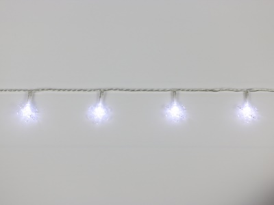 Řetěz vločky Bílá 20 LED