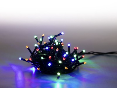 Řetěz světelný 200 LED 10 m - barevná - 8 funkcí