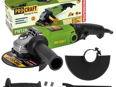 Úhlová bruska Procraft PW1200E (PW860E), 125mm