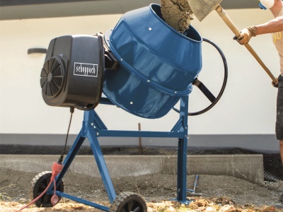 Scheppach MIX 180 - Stavební míchačka na beton 180 l