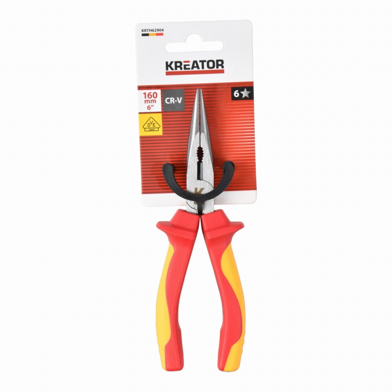 KRTH62904 - Kleště prodloužené ploché 160mm VDE