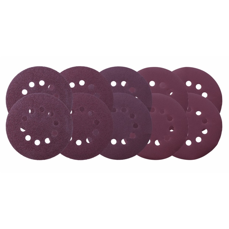 Scheppach Sada kulatých brusných papírů ( 10 ks ) - pro BFR 1200 / CGP 1200