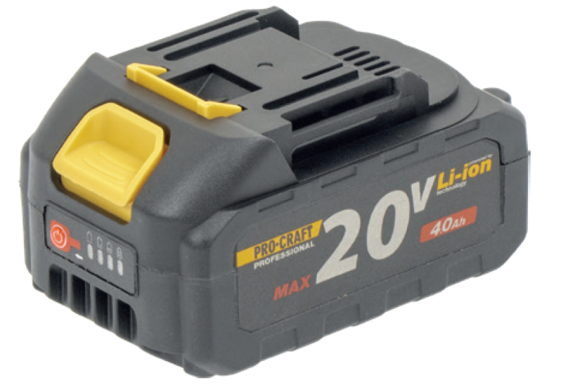 Baterie akumulátorová 20V Li-ion, 4000mAh Procraft 20/4 ATA-40B