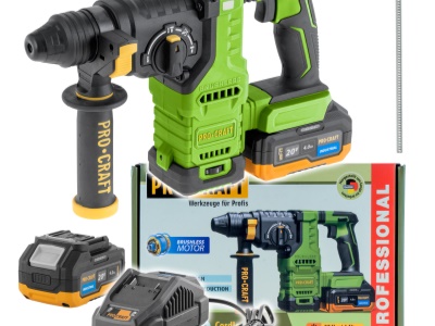 Aku vrtací kladivo Procraft PHA30-1B SDS Plus