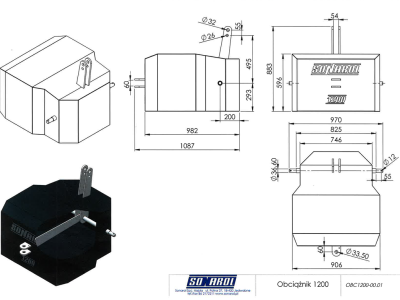 Čelní závaží OBC SNR 1200