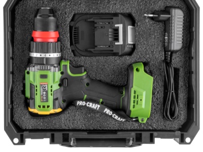 Aku vrtací šroubovák Procraft PA18LiH DFR