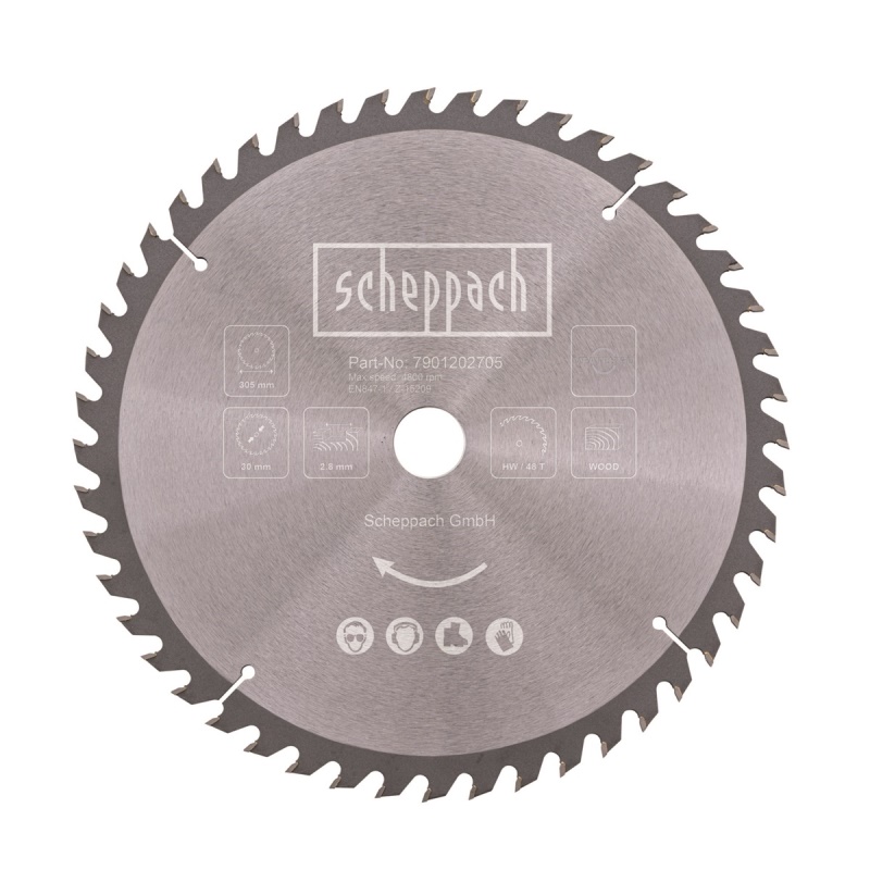 Scheppach Pilový kotouč TCT ( 305 x 30 x 3 mm, 48 Z ) - pro HM 305 SL / HM 140 L