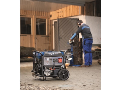 Scheppach SG 7100x - Rámová elektrocentrála 5500 W s regulací AVR a elektrostartem