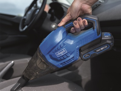 Scheppach C-HVC150-X-SET S - 20 V IXES aku ruční/podlahový vysavač + 2Ah baterie + nabíječka 2,4 A