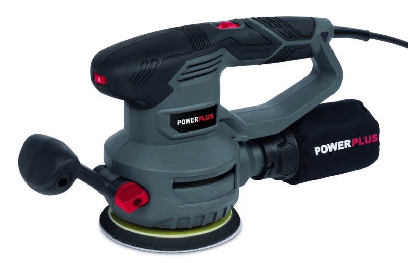POWE40030 - Excentrická bruska 450 W