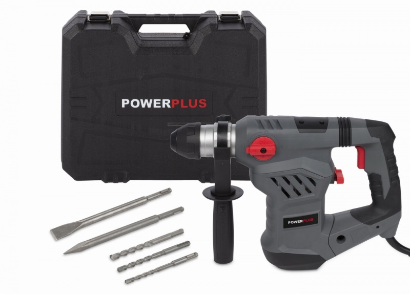 POWE10081 - Kombinované kladivo 1600W SDS-Plus