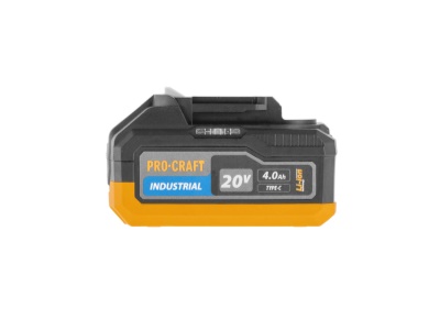 Baterie akumulátorová 20V Li-ion, 4000mAh USB Type C Procraft 20/4 Industrial