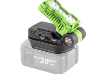 Aku šroubovák Procraft PA18Pro DFR s LED reflektorem LL20bb