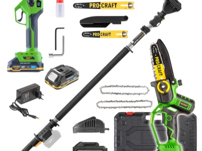 Sada aku ruční pilka PKA32Li a nůžky na větve ES32Li + nástavec EP2.0R