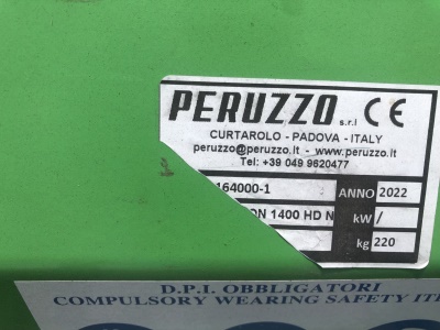 Mulčovač Peruzzo 1400 HD N