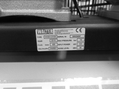 WALTER GK 420-2,2/100  