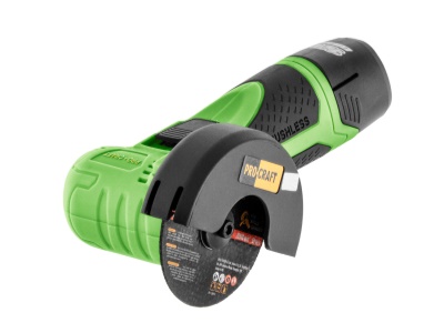 Aku mini úhlová bruska Procraft PGA12 1B, 76mm