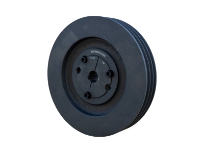 Setrvačník 40kg, pro 3 řemeny 17mm (s krytem)