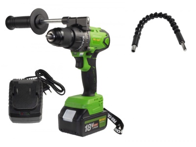 Aku vrtací šroubovák s příklepem Procraft PA18BL 1 baterie