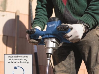 Scheppach PM 1200 - míchadlo stavebních materiálů