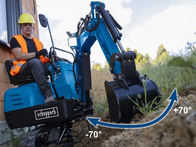 Scheppach EXC 815 - minibagr