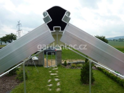 Zahradní skleník SANUS 430cm, PC 6mm, L-10 Gardentec