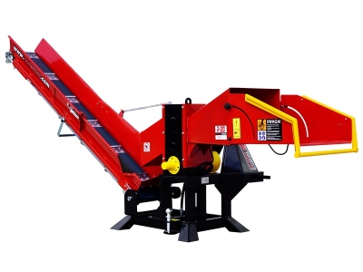 Špalíkovač za traktor PTO Model R-120 Remet + Pásový dopravník 2,3m